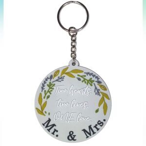 Mr. & Mrs. Wedding Gift Keychain